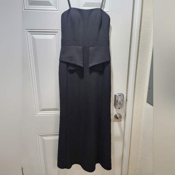 Aidan mattox BLACK DRESS size 4 - Picture 1 of 6